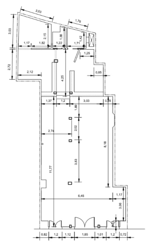 Plano del local